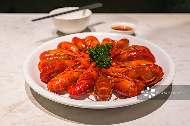 冰镇花雕小龙虾图片素材