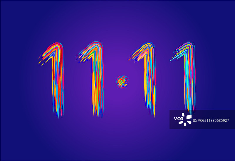 618双十一双十二电商购物字体插画设计图片素材