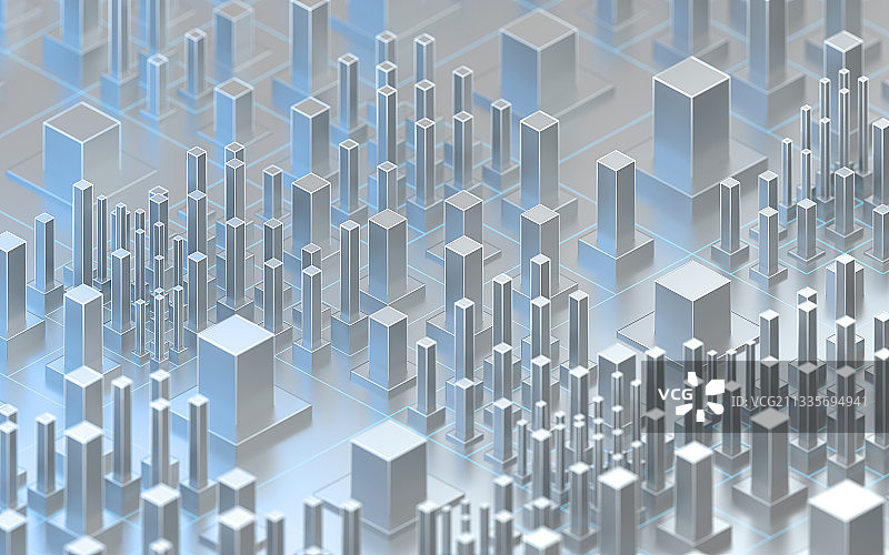 科技材料方块背景 3D渲染图片素材