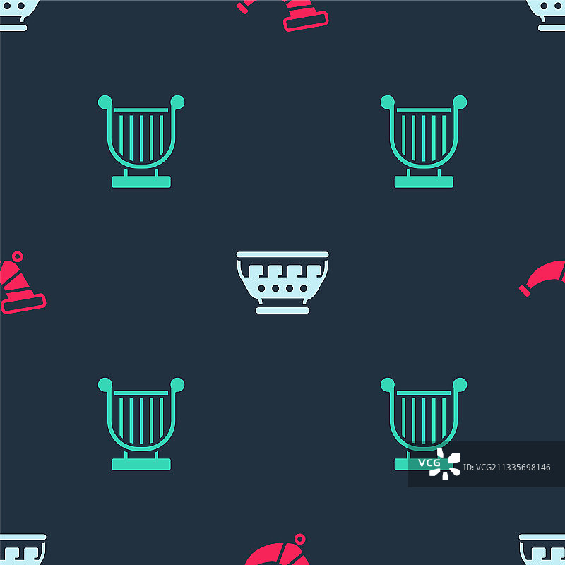 狩猎号角古希腊碗图片素材