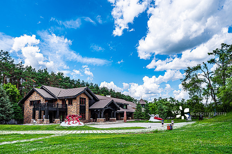 中国长春净月潭国家森林公园瓦萨博物馆图片素材