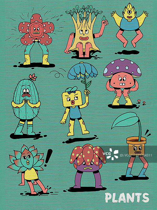DOODLE风格——植物篇图片素材