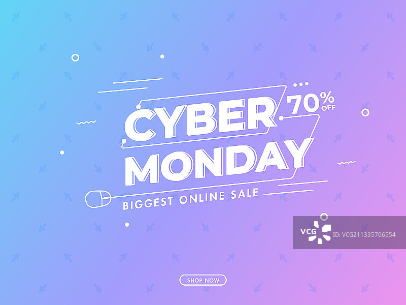 网络星期一最大在线促销海报设计图片素材