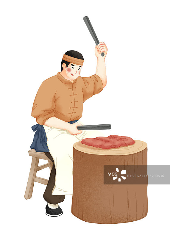 潮汕手打牛肉丸图片素材