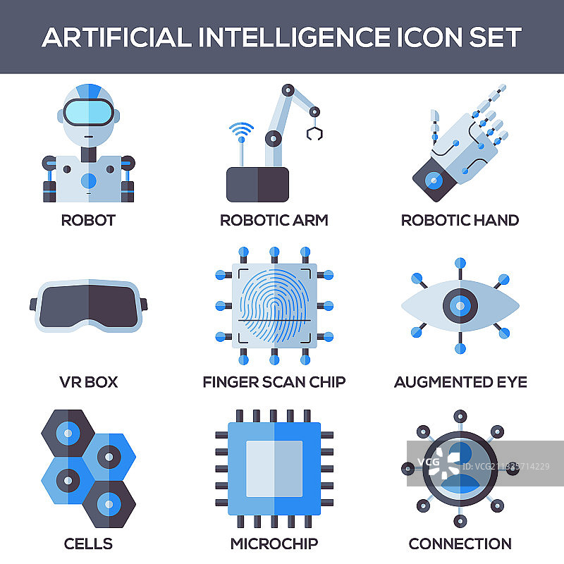 PG71人工智能图标2月8日图片素材