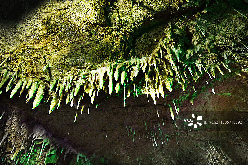 山东临沂沂水天然地下画廊图片素材