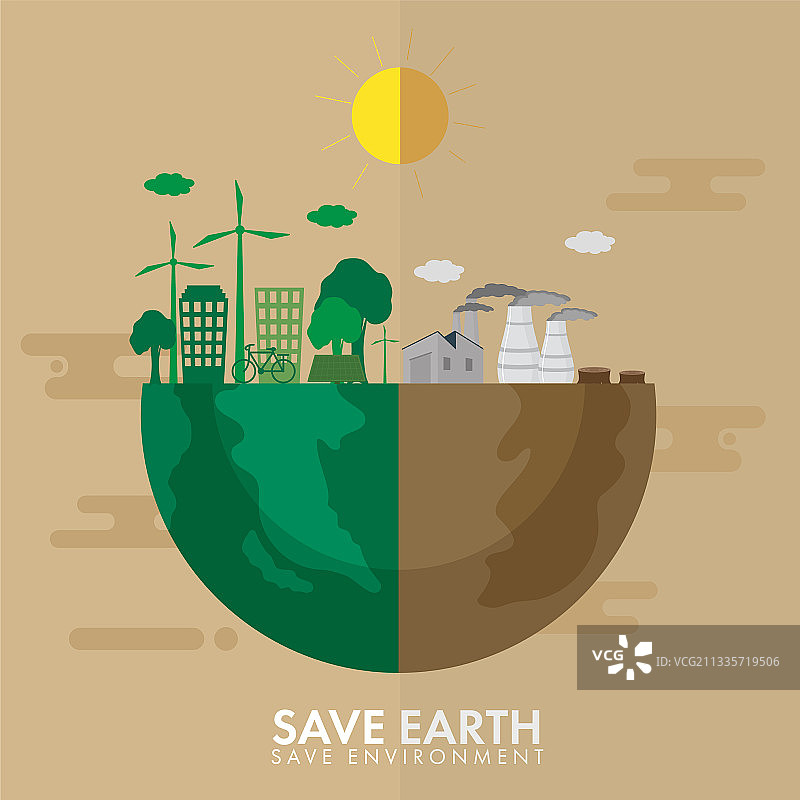 生态环保城市设计图片素材