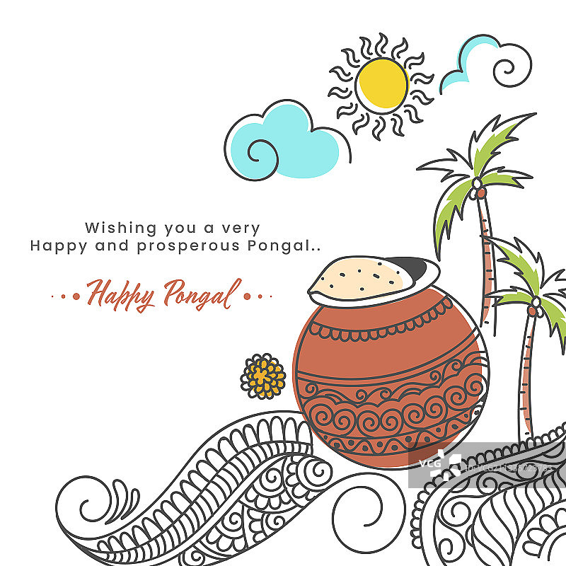 泥罐椰子树花卉中的庞格里米图片素材