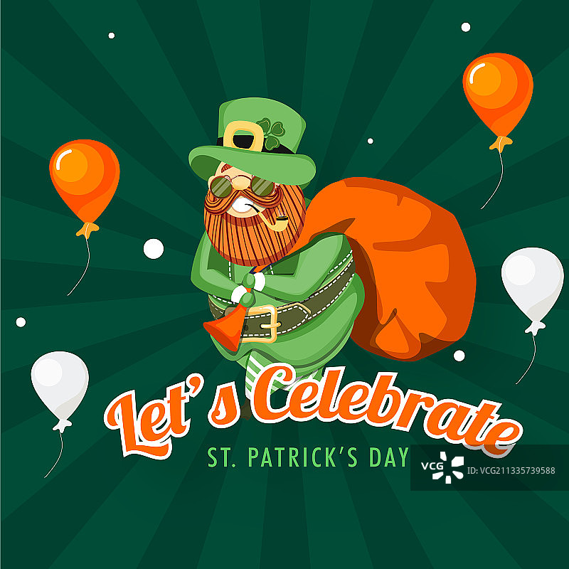 抽烟的矮人图片素材