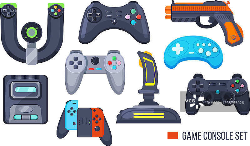 游戏机手柄操纵杆视频合集图片素材