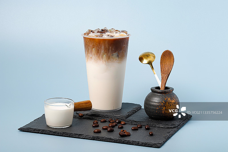 鸳鸯奶茶图片素材