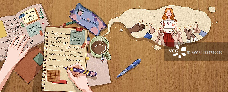 作业中的思考图片素材