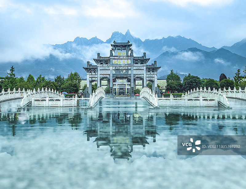 九华圣境图片素材