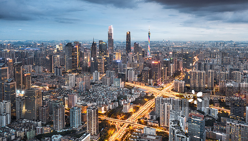 羊城夜景图片素材