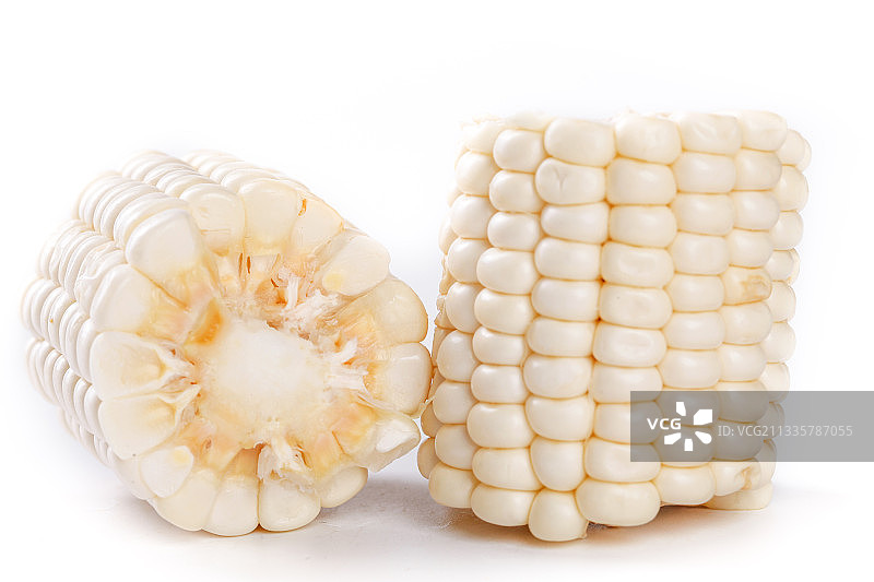 白底上放着牛奶玉米图片素材