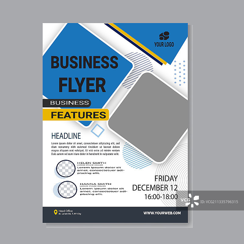 商务宣传单模板图片素材