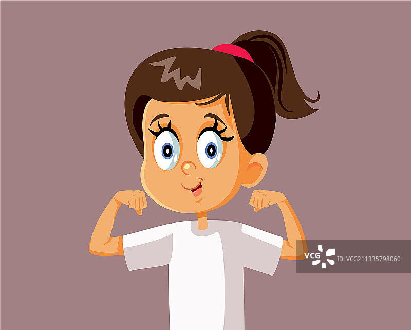 健康快乐的女孩图片素材