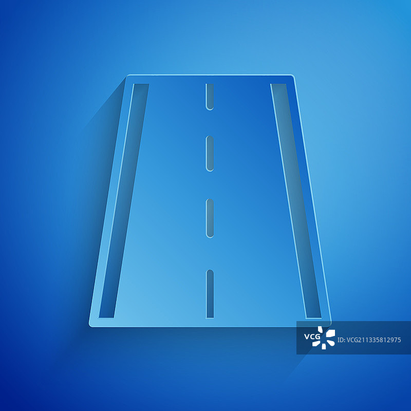 自行车道上的特殊自行车骑行剪纸图片素材