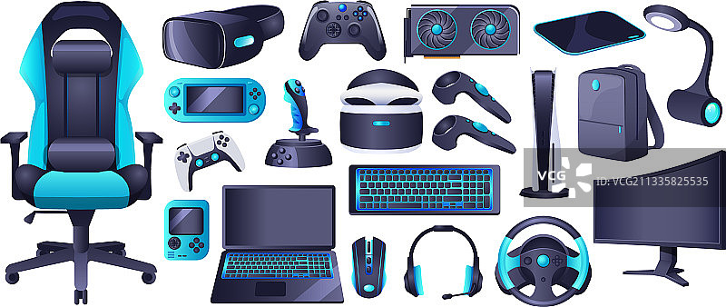 游戏配件与IT专业设备图片素材