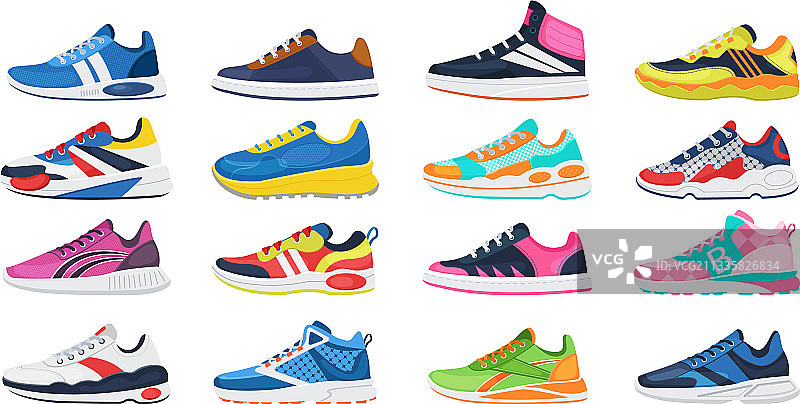 舒适的健身运动鞋图片素材