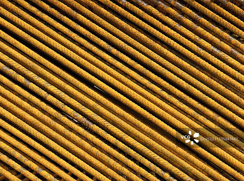 奥地利林茨生锈的铁器特写照片图片素材