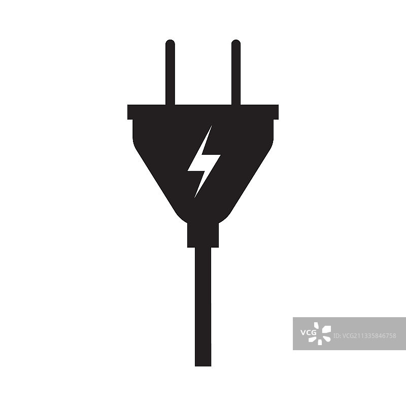 电源插头图标能源电力技术标志图片素材