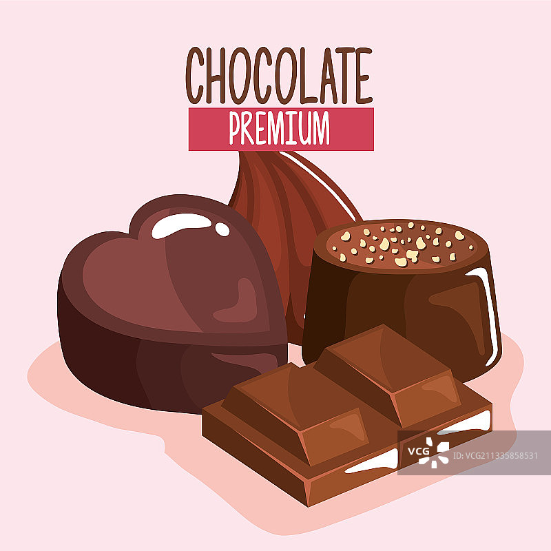 优质巧克力产品图片素材