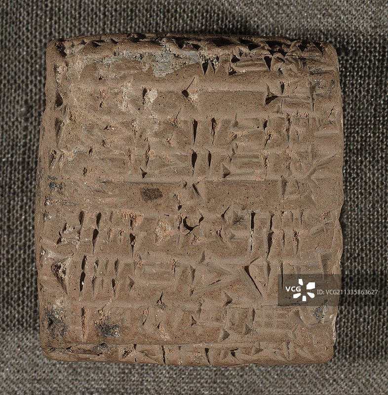 楔形文字泥板图片素材