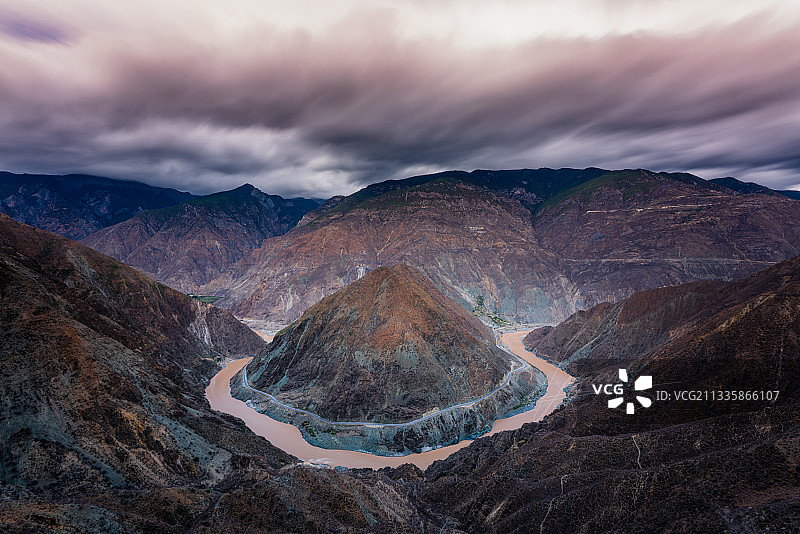 金沙江大湾图片素材