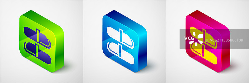 2.5D桑拿拖鞋图标，灰色背景图片素材