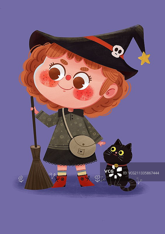 小魔女图片素材