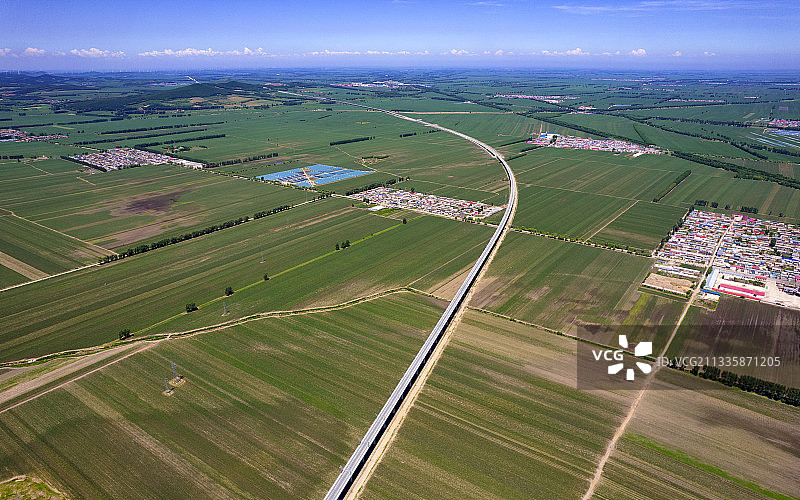 高铁线图片素材