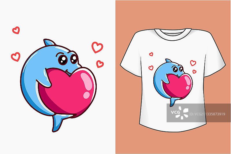 可爱的卡通鲨鱼模型图片素材