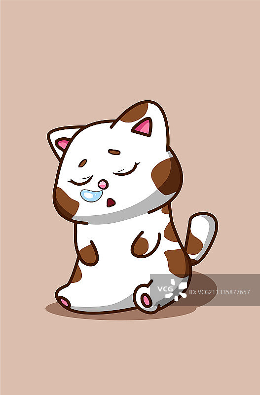 可爱卡通小猫图片素材