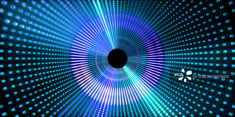 3D未来网络空间隧道图片素材