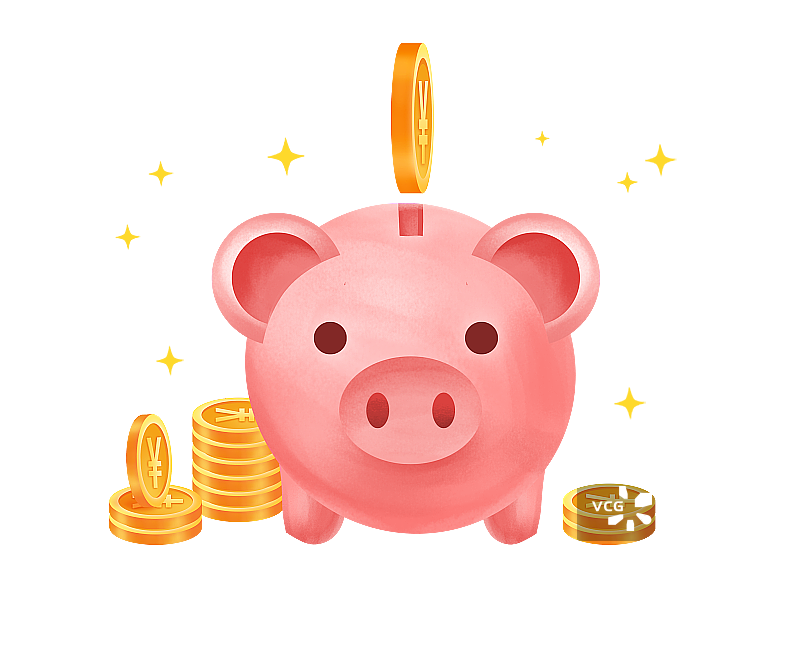 金融理财投资小猪存钱罐图片素材