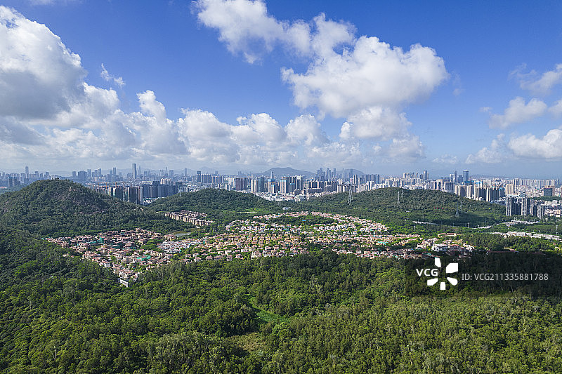 深圳宝安区招商华侨城曦城别墅图片素材