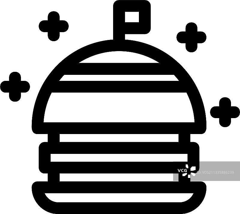 汉堡图标或标志图片素材