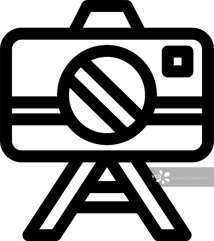 相机图标或标志孤立标志符号图片素材