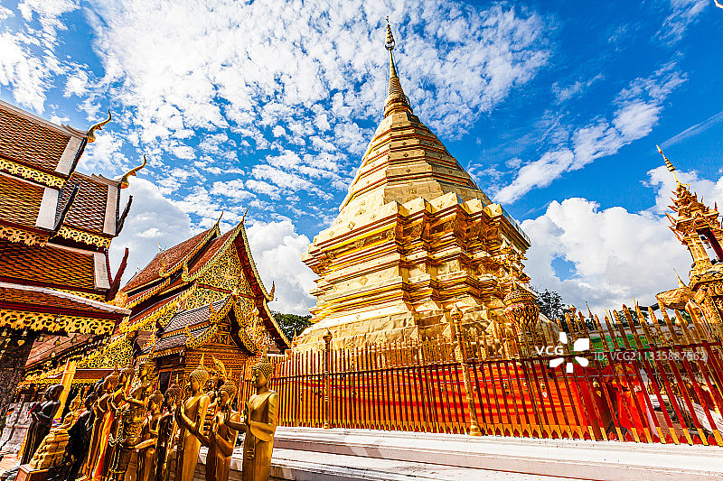 清迈，双龙寺图片素材