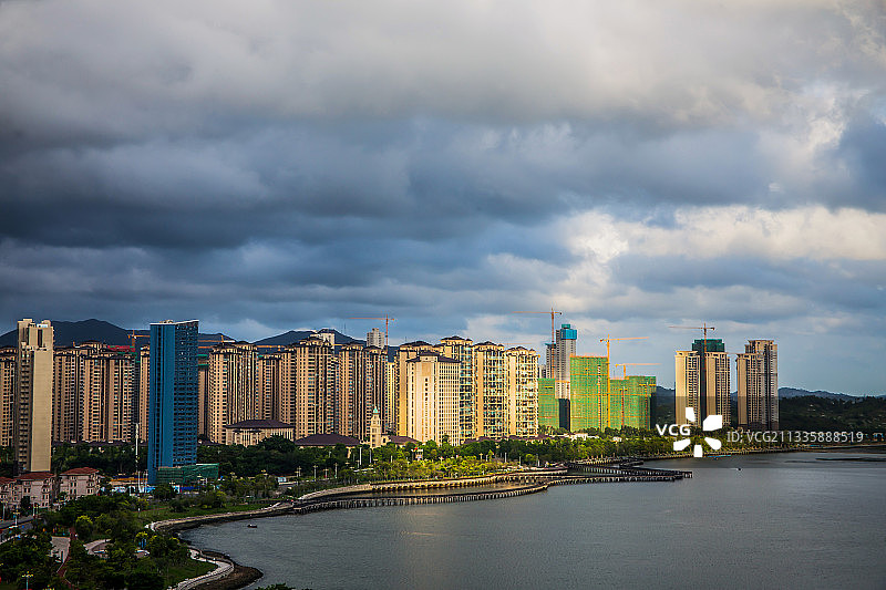 广东省汕尾城区建筑图片图片素材