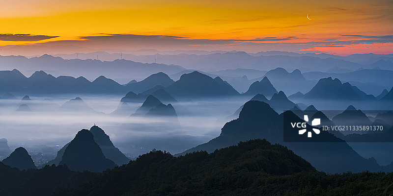 桂林尧山索道 桂林图片素材