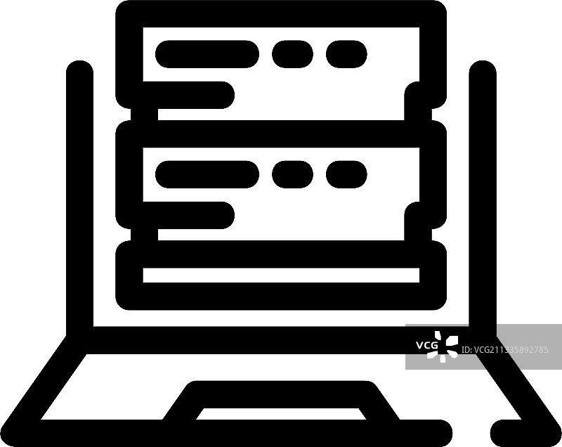 数据库图标或logo孤立标志符号图片素材