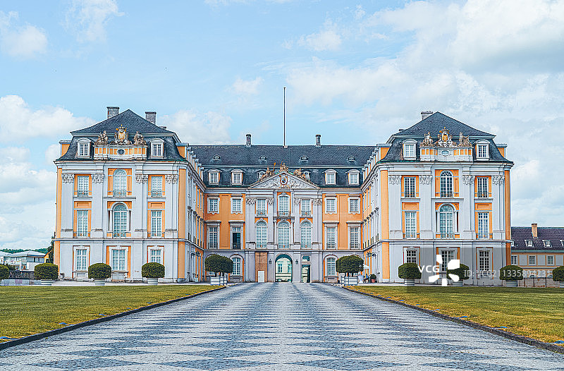 德国世界文化遗产布吕尔奥古斯塔斯堡古堡图片素材