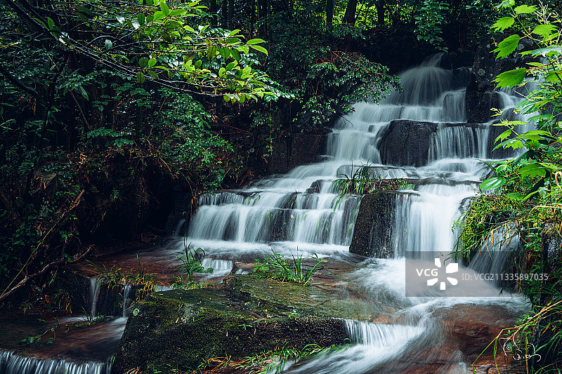 观瀑亭 湖州莫干山图片素材