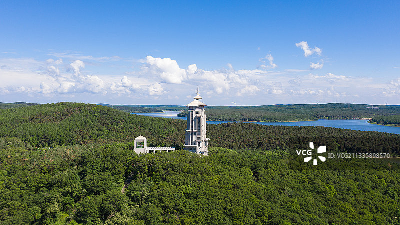 长春净月潭风光图片素材