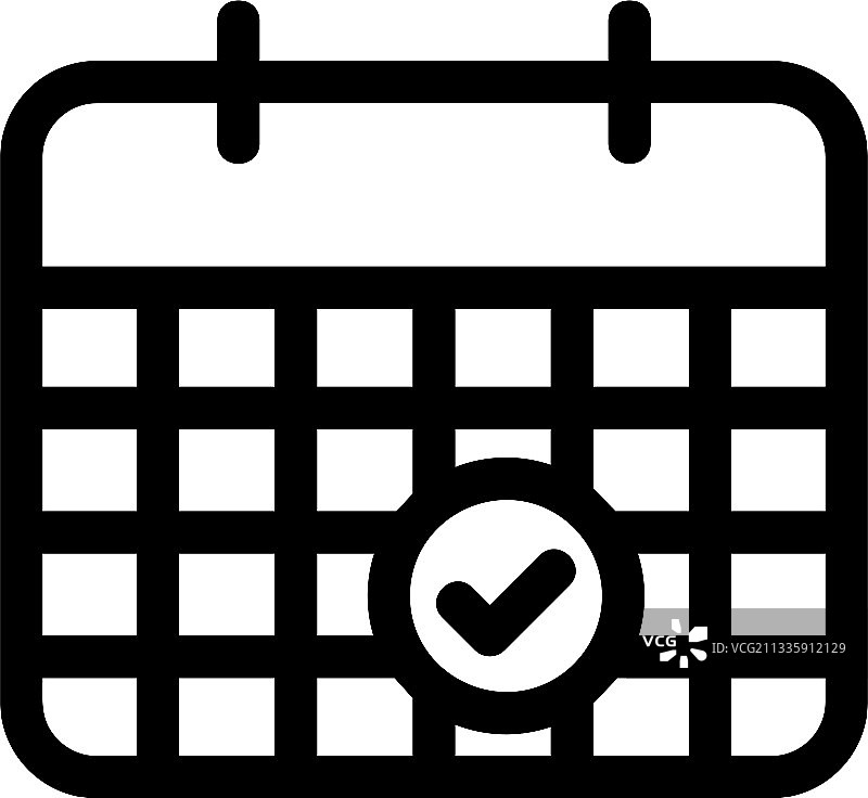 时间表图标或标志孤立符号符号图片素材