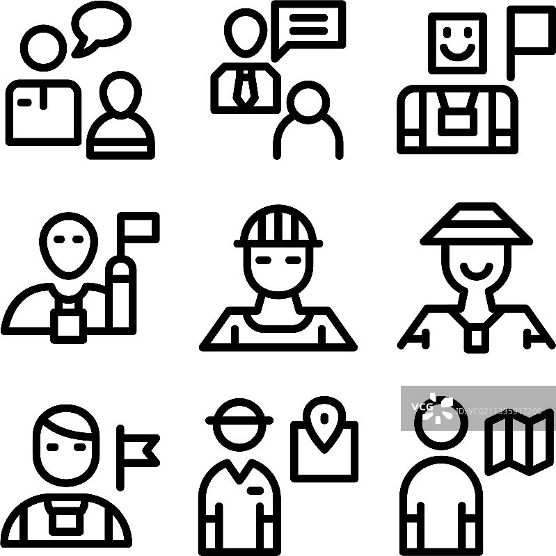 导游图标或标志图片素材