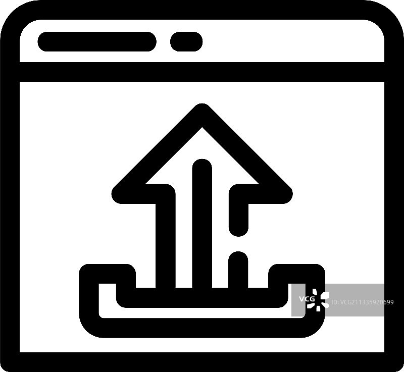 上传图标或标志孤立符号符号图片素材