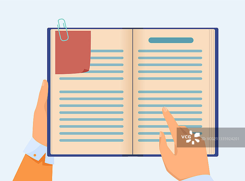 经理在笔记本上查看笔记图片素材